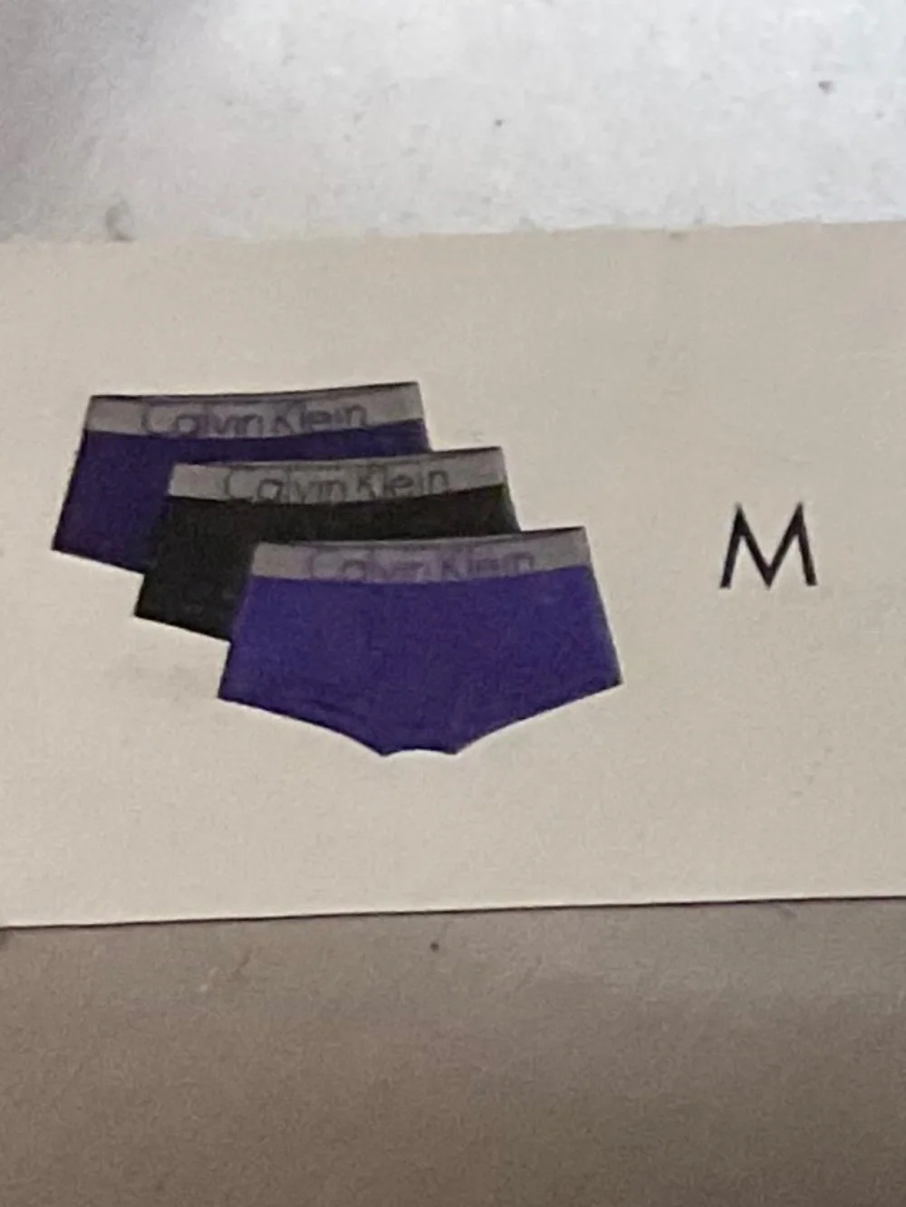 Calvin Klein Steel Microfiber Low Rise Trunk Underwear Medium